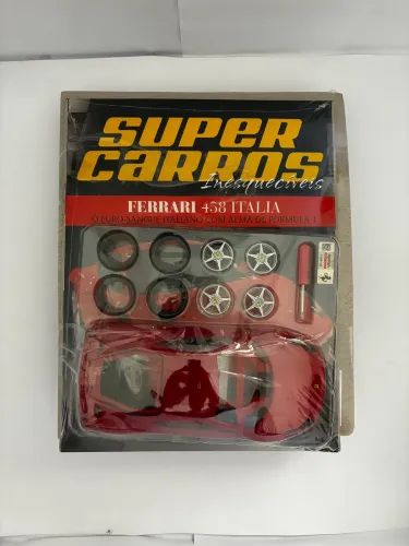 Miniatura Ferrari F 458 Itália (Para montar)