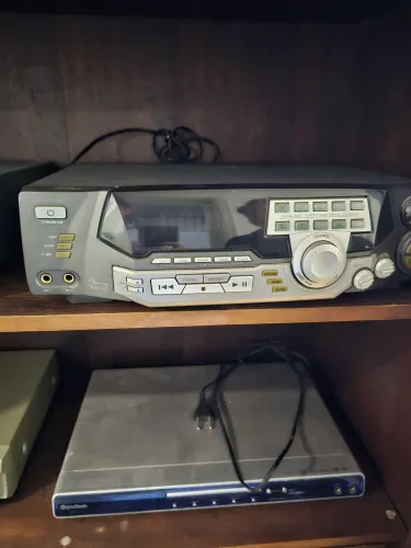 Vmp 3700 videoke completo com microfone original e controle