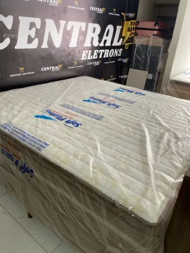 Cama Casal King 203x193cm Soft Pluma - Conforto e Qualidade