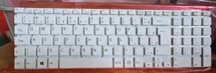 Teclado para Notebook Sony Vaio FIT 15 SVF15 - Branco