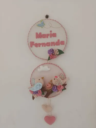 Enfeite de porta infantil personalizado