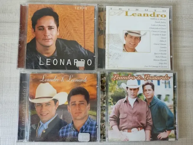Kit 4 Cds Leandro Leonardo Um Sonhador Tributo Tempo Vol 11 (Usado)
