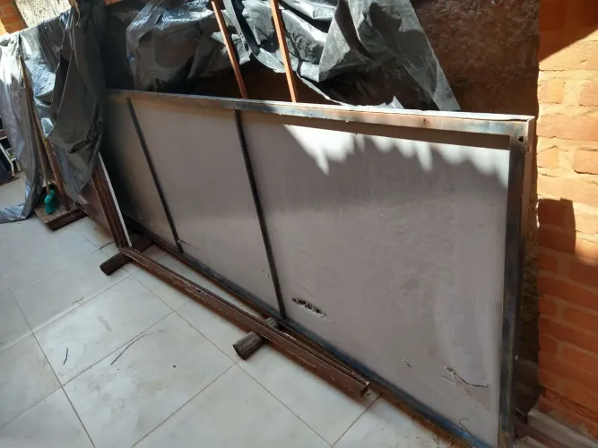 Estrutura de ferro para fachada