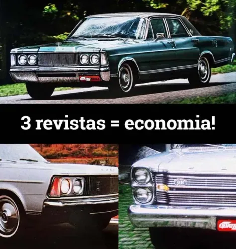 Ford Galaxie 500, LTD e Landau - Kit 3 revistas Quatro Rodas