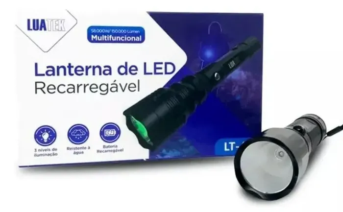Lanterna tática recarregável Luatek LK 405
