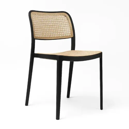 Cadeira De Jantar Bali Rattan Polipropileno Cozinha Varanda Masterchair