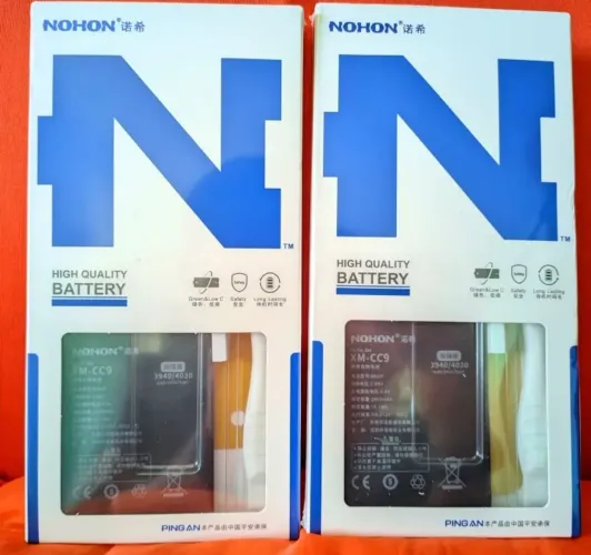Bateria Original Nohon Mi A3 Cc9 Lacrado NOHON XM-CC9 - Alta Qualidadee