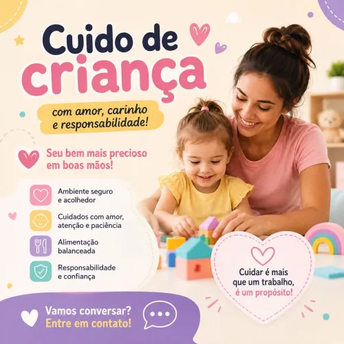 Cuido de criança!