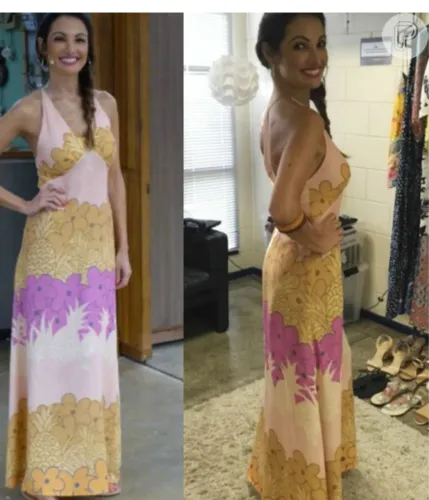 Vestido longo farm