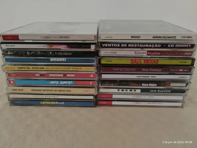 4 CDs nacionais usados