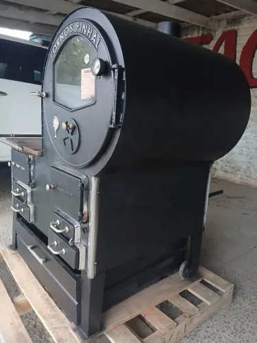 Fogão de Ferro campeiro com forno 2x1