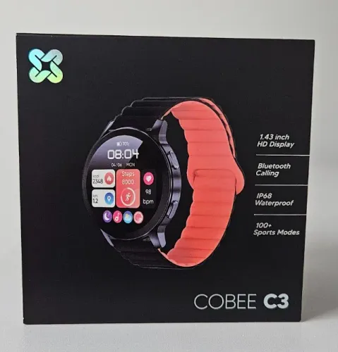 Smartwatch Relógio Inteligente Xinji Cobee C3 Rosé Golden 110 modos esportivos saúde IP68