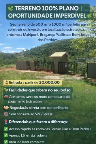 Lotes no Interior de São Paulo - SP / Parcele em ate 48x