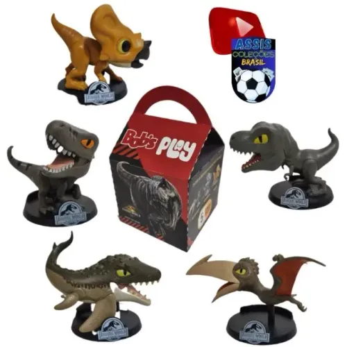 Dinossauros da Coleção Jurassic World do Bob's