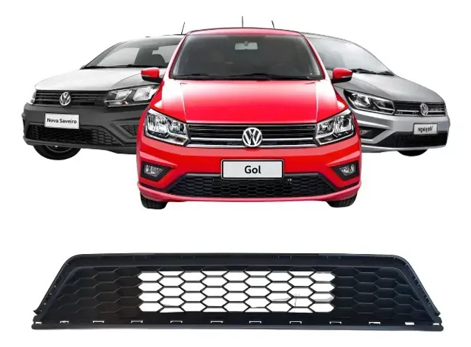 Grade inferior do para choque dianteiro Gol, Voyage e Saveiro G8 2018 a 2023 original 