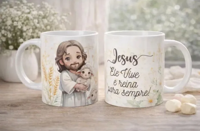 Caneca personalizada Cristã 