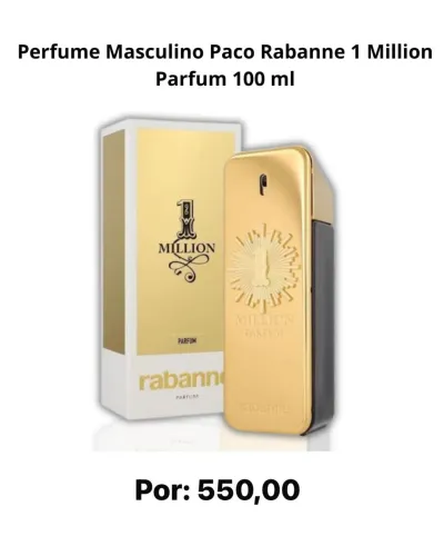 PERFUME MASCULINO PACO RABANNE 100ML