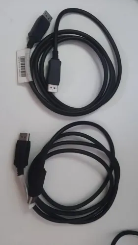 LOTE COM 10 CABOS DISPLAY PORT x DISPLAY PORT COM 1,5 METROS CADA