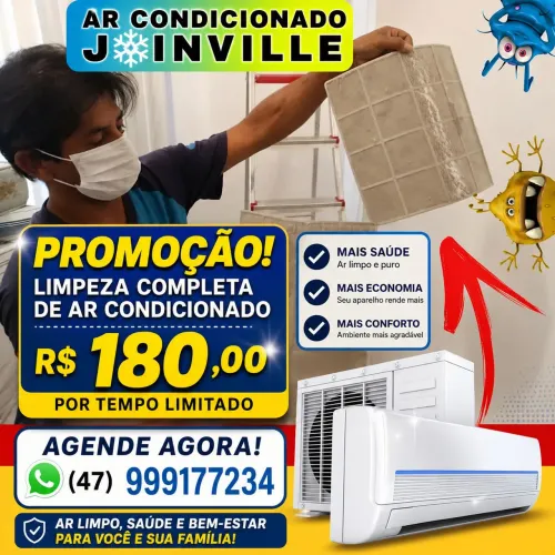 Higienização de ar condicionado