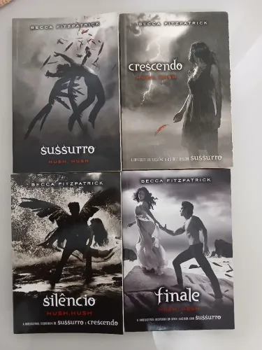 Box 4 livros Hush Hush- Romance