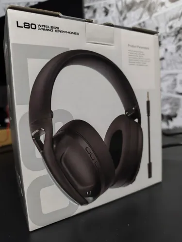 Headset Gamer Sem fio Smailwolf L80 Ultraleve Tri-mode. NOVO, LACRADO