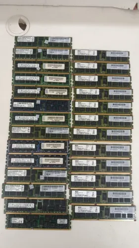 LOTE MEMÓRIA RAM DE SERVIDOR DDR3 16gb DDR3 PC3 e 8gb DDR3 PC3