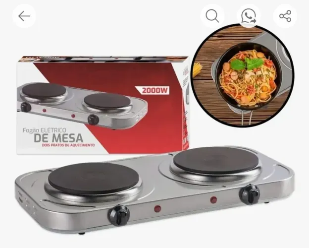 Fogão duas bocas Agratto 110v