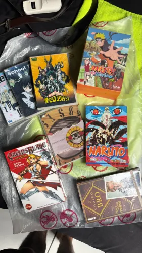 50$ tudo Mangas e DVDs