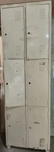 Armário de aço 6 portas/ roupeiro vestiário