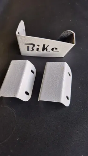 Kit 1 Unid. Suporte De Parede Para Bike Mtb Ou Speed Branco