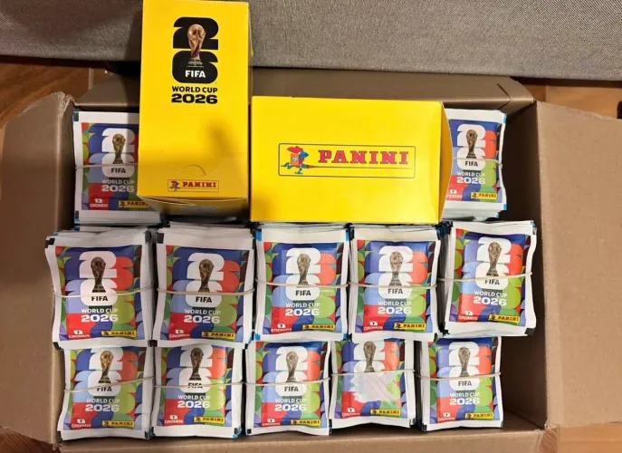 290 envelopes (2.730 cromos) figurinha copa do mundo 2026