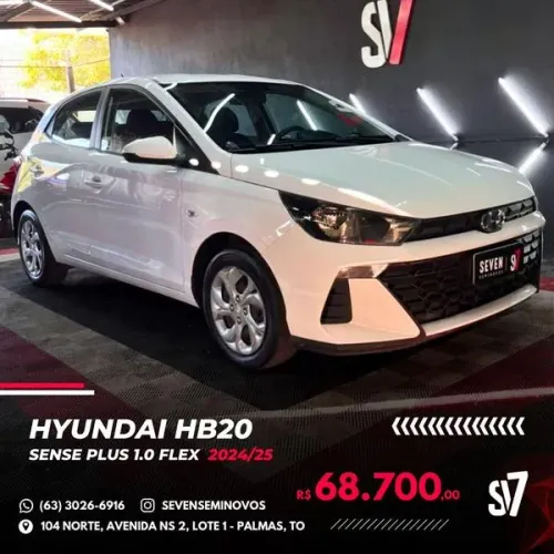 Hyundai HB20 Sense Plus1.0 Flex 12V Mec. 2025