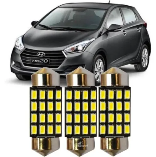 Luzes internas em led para hb20 corolla civic