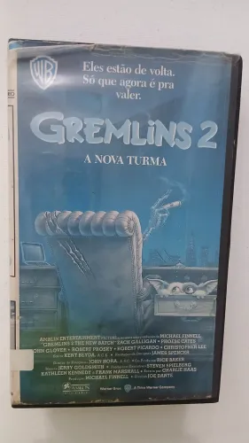 Fita vhs gremlins 2 a nova turma usada