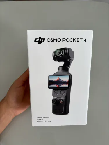 DJI Osmo Pocket 4 Creator Combo Completo na Caixa