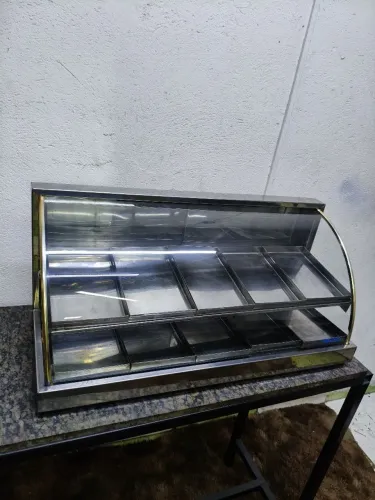 Estufa Quente para Salgados + Bancada