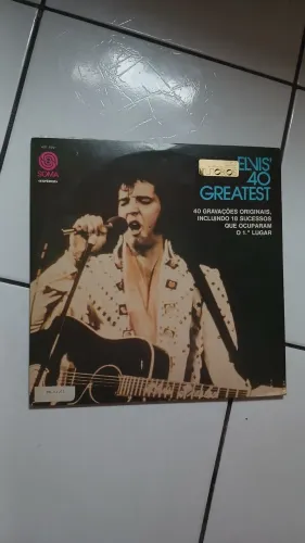 LP Duplo Elvis Presley - Elvis' 40 Greatest (Edição Nacional Original de 1975)