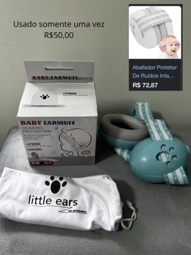 Abafador protetor de ruídos infantil 