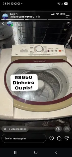 MÁQUINA DE LAVAR disponível pra venda