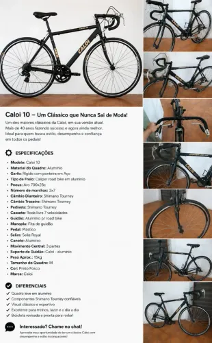 Bicicleta Speed Caloi10