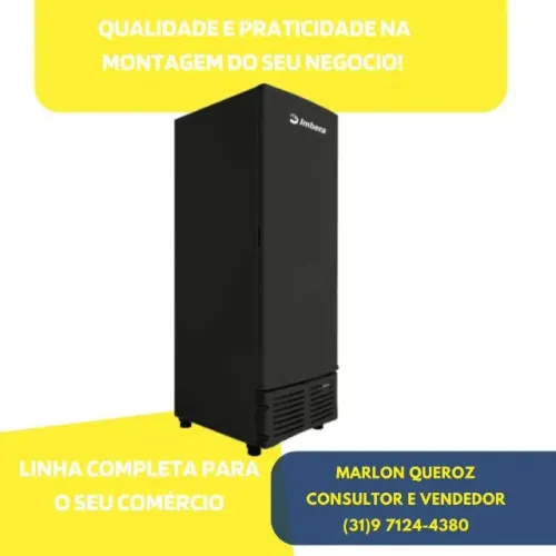 Freezer Vertical Imbera 565L Porta Cega