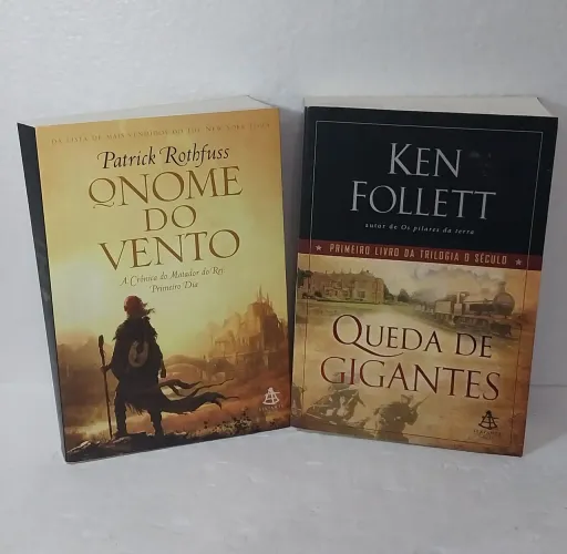 2 Livros: O Nome do Vento e Queda de Gigantes
