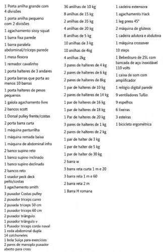 Academia completa