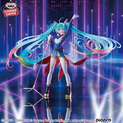 Action Figure Banpresto - Hatsune Miku - Evolve-Gundam x Miku Anniversary Special Project