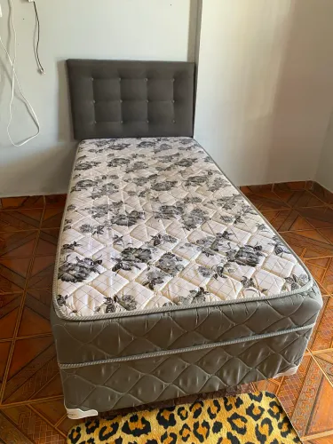 cama de solteiro + cabeceira