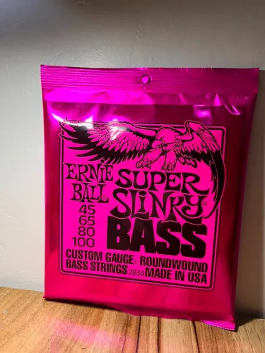 ENCORDOAMENTO BAIXO 4 CORDAS ERNIE BALL SUPER SLINKY BASS (NOVO)