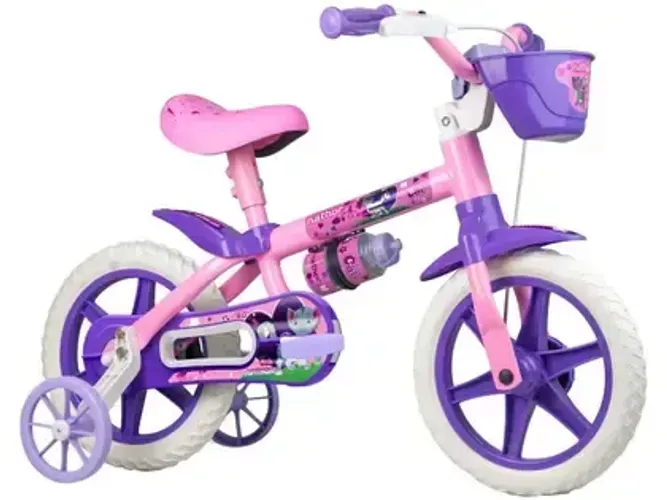 bicicleta infantil com rodinha cat nathor