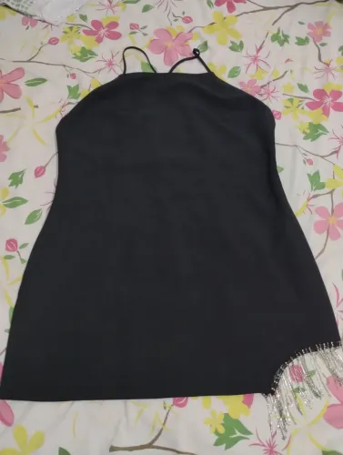 Vestido preto GG Clock House, usado só uma vez + Body Quintes GG, usado poucas vezes.