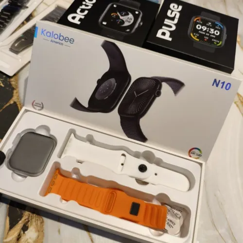 Smartwatch N10 AMOLED | Kit 3 Pulseiras | Faz Ligações