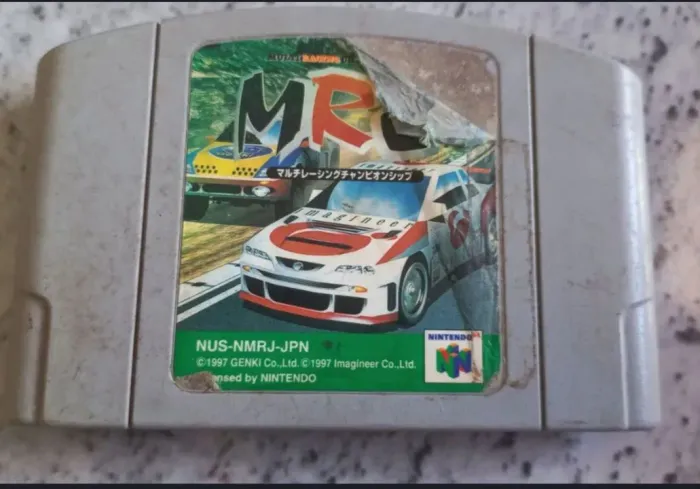 Cartucho fita MRC Nintendo 64 original Japonês vídeo game antigo ñ Playstation Xbox  snes